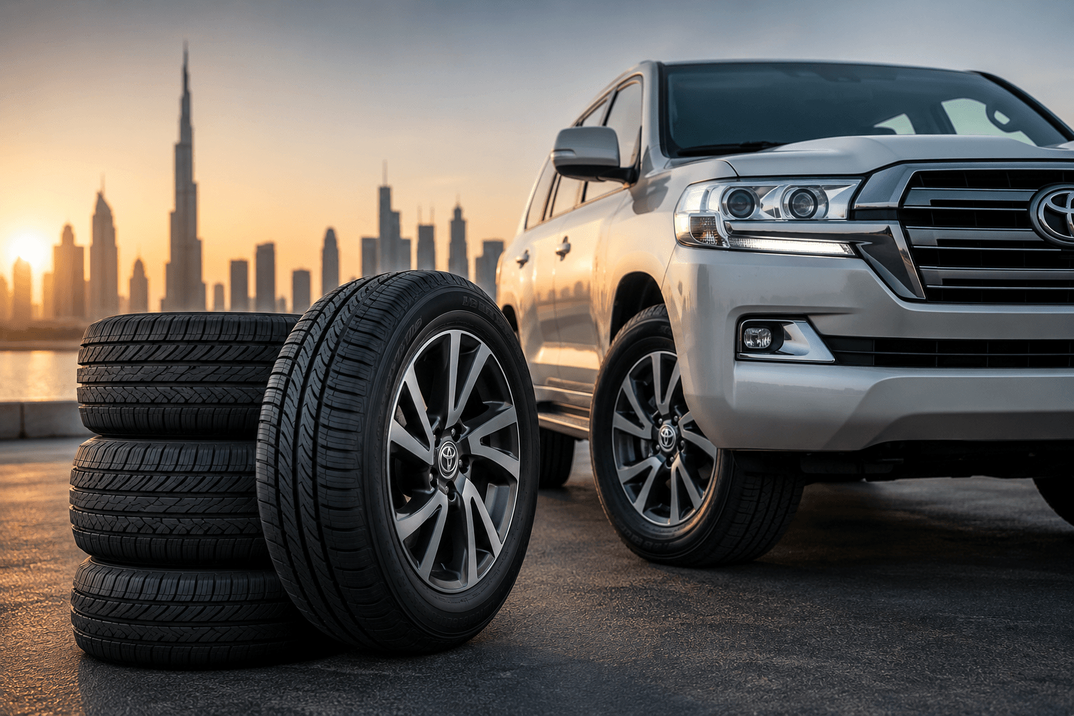 Toyota Tyre Price Guide in Dubai: Budget to Premium Options
